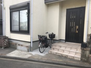 戸田市新曽　N様邸　花壇スペースを自転車置き場に No.017